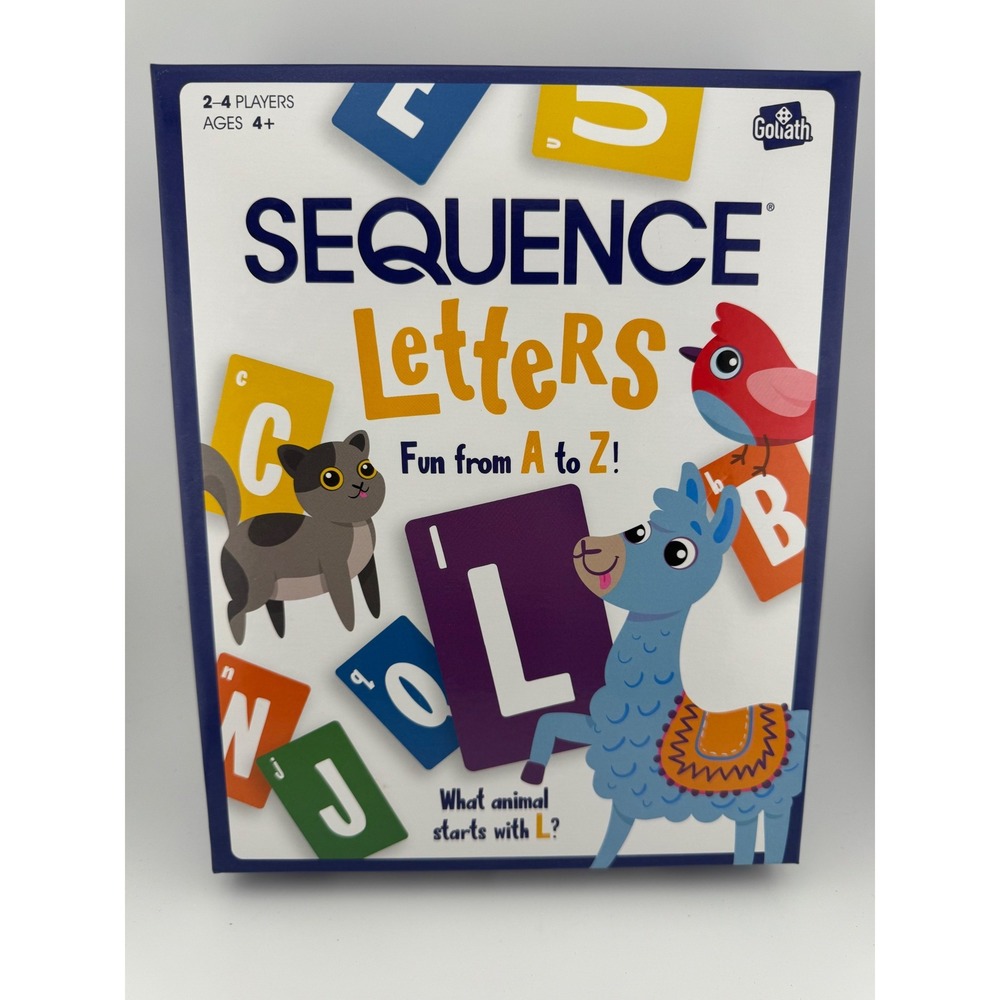 Goliath Sequence‎ Letters Board Game Kids Alphabet Phonics Matching Game 8011A